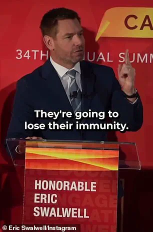 Eric Swalwell Proposes Revoking Federal Immigration Agents' Licenses Amid Controversy Over Protester's Shooting, Calls for 'Accountability' in Speech