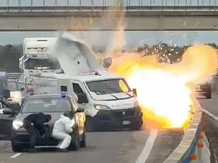 Chilean Motorist's Bold Move Sparks Debate Over Self-Defense After Highway Robbery Standoff