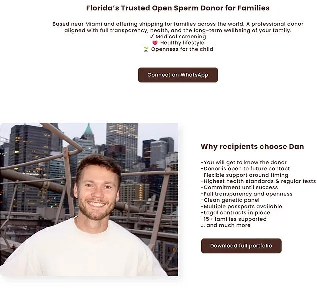 Controversial $10K Sperm Donor Program Promises Elite Lifestyle for Men