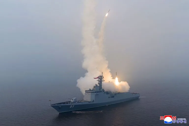 Kim Jong Un Oversees Strategic Cruise Missile Test from New North Korean Destroyer, Signaling Military Modernization