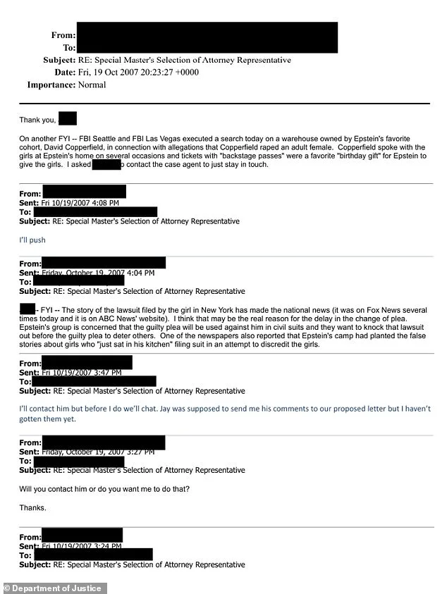 起来了
David Copperfield Under FBI Scrutiny for Alleged Involvement with Jeffrey Epstein