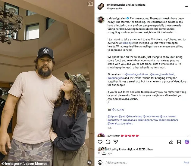Jason Momoa's Urgent Appeal as Hawaii's Aging Dam Threatens Catastrophic Flood