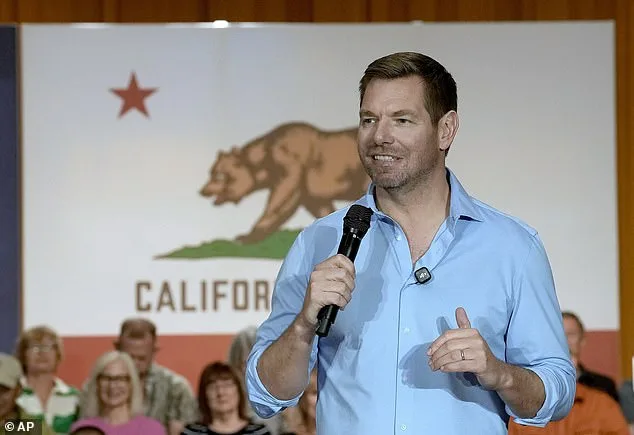 Sure! Here is a headline for the article:
"Trump Calls Eric Swalwell a 'Sleazebag' in Exclusive Interview