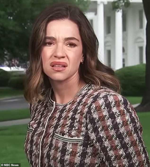 Correspondent Julie Tsirkin Pauses to Ask 'What Is That?' During White House Shooting