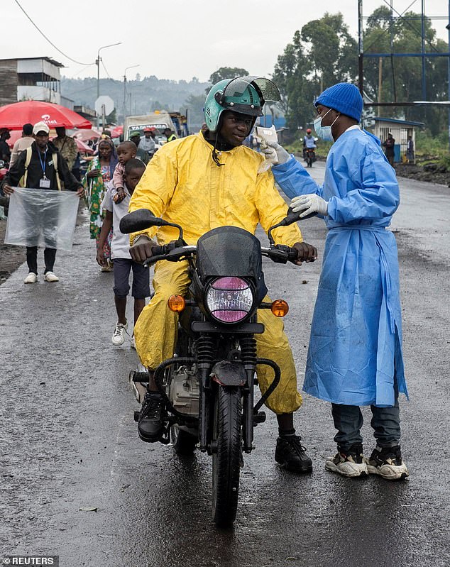 Ebola fears rise as Congolese World Cup team travels to Houston.