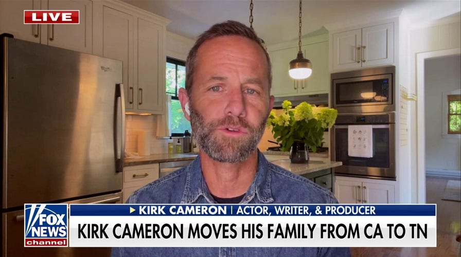 Kirk Cameron leaves California for Tennessee, citing high costs and politics.